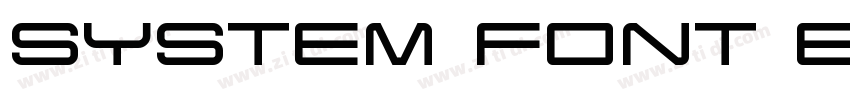 System Font Black字体转换